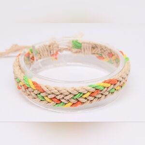 Men's bracelet‎ braided rope new e33